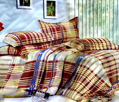 6 Piece Queen Size Cotton Feel Duvet Cover Set