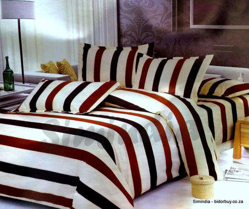 6 Piece Queen Size Cotton Feel Duvet Cover Set