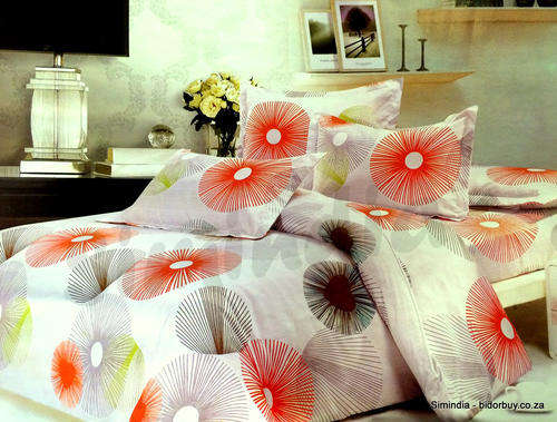6 Piece Queen Size Cotton Feel Duvet Cover Set
