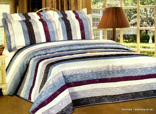 New Arrivals Queen Size Bedspread Superior Blend Satin 6 Piece Set