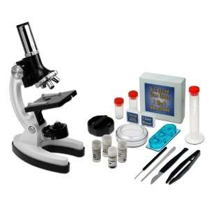 Metal Microscope Kit and Storage Case 28 Piece Set - 300x600x1200