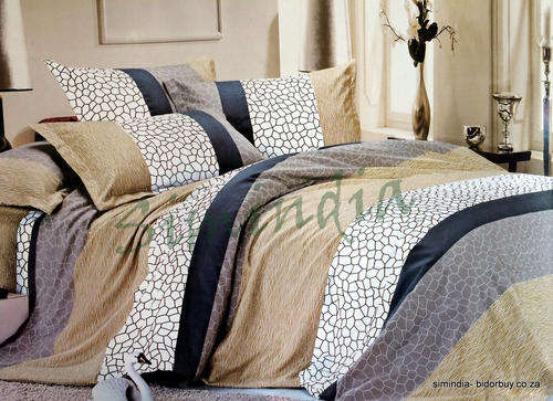 6 Piece Queen Size Cotton Feel Duvet Cover Set