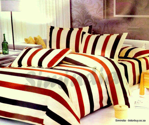 6 Piece Queen Size Cotton Feel Duvet Cover Set