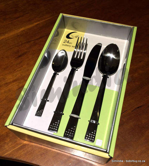 New Arrival- Table Pride Stainless Steel High Quality 24 Pc Cutlery Set Presented in a Gift Box