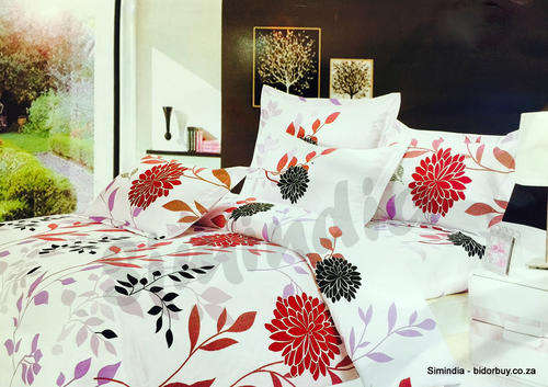 6 Piece Queen Size Cotton Feel Duvet Cover Set