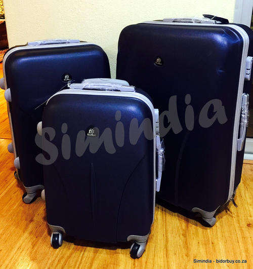 Set of 3 Suitcases Travel Trolley Luggage, ABS with Universal Wheels - Travel in Style