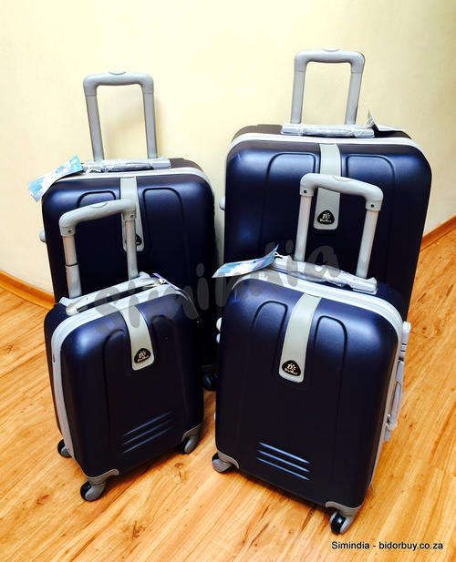 Set of 4 Suitcases Travel Trolley Luggage, ABS with Universal Wheels - Travel in Style