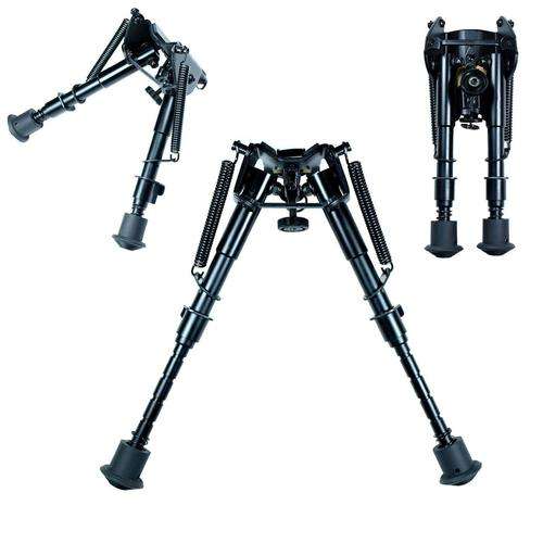 5 level Adjustable Spring Return Tactical Sniper Hunting Rifle Bipod Sling Mount