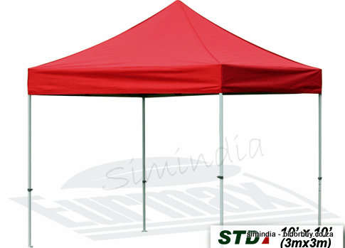 GAZEBO 300cm x 300cm (Cream , Red or Blue Colour)