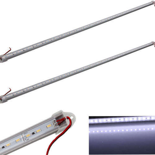 90cm 12V 18W 60LED SMD 5630 Tube Light U-Shape Bar Lamp Pure White Cover
