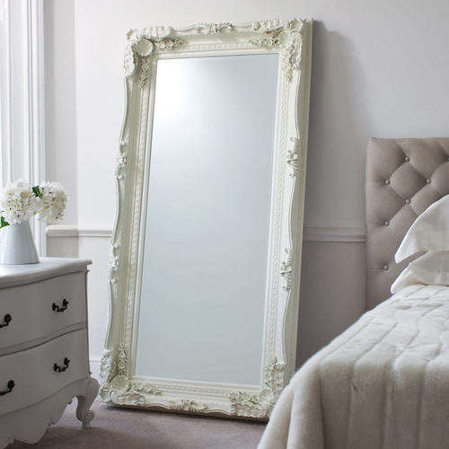 @HOME- FRENCH INSPIRED HUGE LOUIS MIRROR WHITE 175 x 89 CM  - COLLECTIONS ONLY
