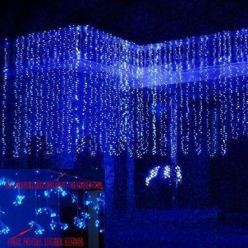 New Arrivals - Fairy HUGE Curtain Lights 6 x 3 meter - BLUE