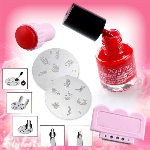 Stamp Stamper Polish Template Nail Art