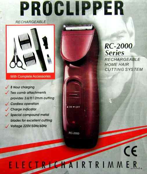 Electric Gents hair clipper with 2 combs and other complete accessories