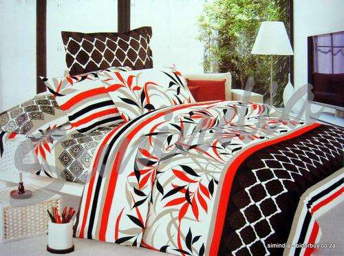 Super Soft Heavy Excellent Quality Cotton Queen 6 pcs Printed Duvet Cover Set