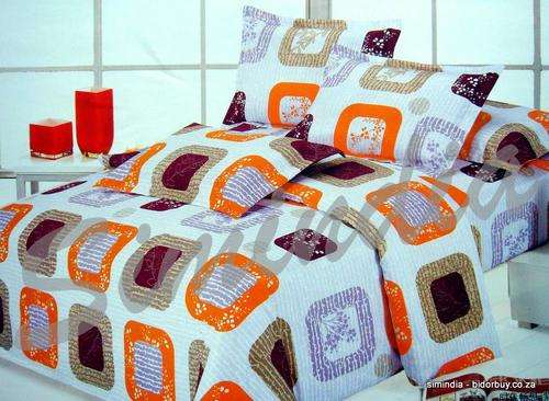 Super Soft Heavy  Excellent Quality  Cotton Queen 6 pcs Printed Duvet Cover Set
