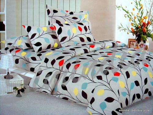 New Arrivals Excellent Quality soft cotton blend Seersucker Queen 10 pcs Printed Duvet Cover Set