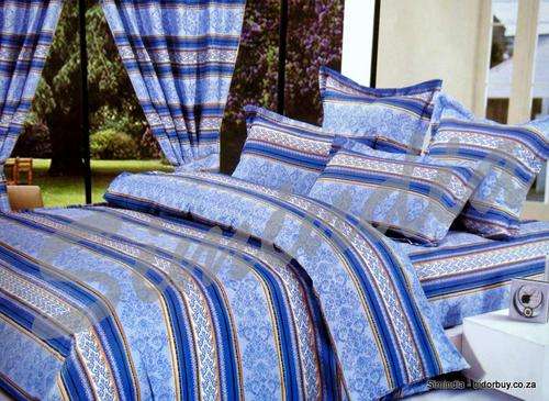 New Arrivals Import Quality soft cotton blend Seersucker Queen 10 pcs Printed Duvet Cover Set