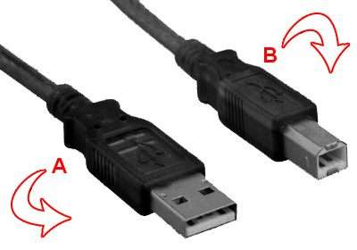 A Universal Serial Bus Cable USB cable used in Mobile phones,camera's, MP3 & MP4 players - 1.5 meter
