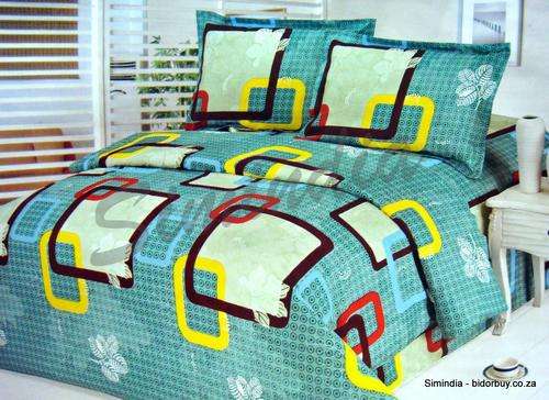 New Arrivals Import Quality Seersucker Queen 6 pcs Printed Duvet Cover Set