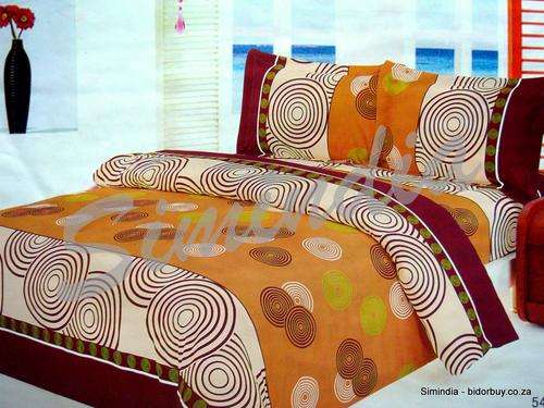 New Arrivals Import Quality Seersucker Queen 6 pcs Printed Duvet Cover Set