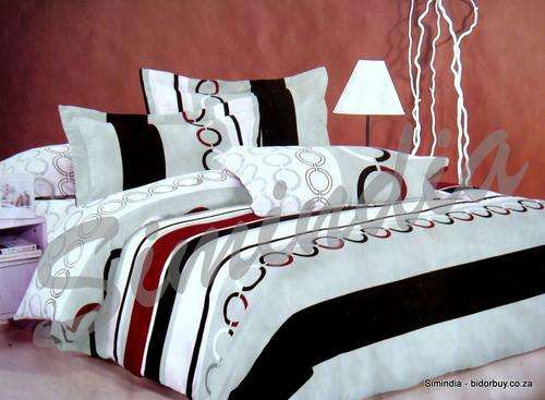 Seersucker Good Quality 6 pcs Printed Duvet Cover Set