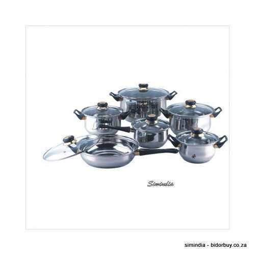 Back for Christmas on public demand "12 pcs stainless steel import quality  pots"