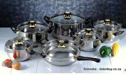Back for Christmas on public demand "12 pcs stainless steel import quality pots"