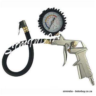 AIR TYRE INFLATOR WITH  GAUGE