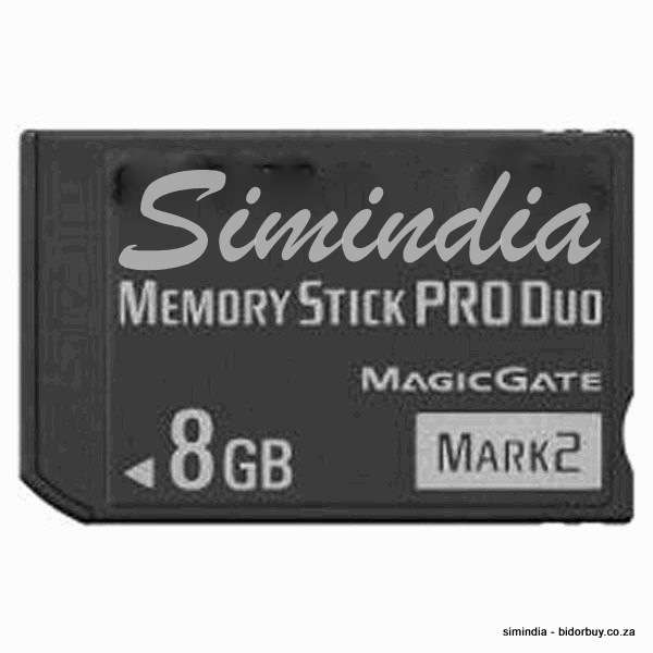 8 GB Memory Stick PRO DUO  - MARK 2