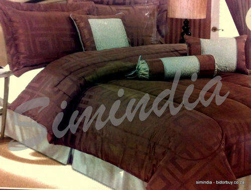 Queen size Bedspread Superior Luxurious 11 piece heavy comforter set