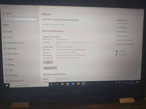 Dell Inspiron 13 5378 2-in-1 Intel Core i7-7500U 13.3` FHD Touch Screen Notebook