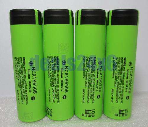 3.7V18650 3400mah Flat Top Panasonic Rechargeable Li-ion Battery