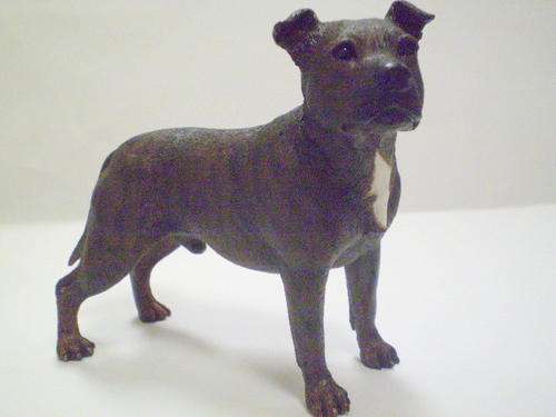 STAFFORDSHIRE BULL TERRIER DOG BY BORDER FINE ARTS