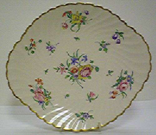 NEWPORT CAKE PLATE - REPRODUCTION BY CLARICE CLIFF