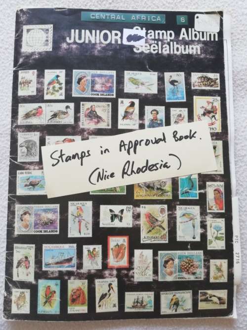 Stamps in Approval Book (Some Rhodesia)
