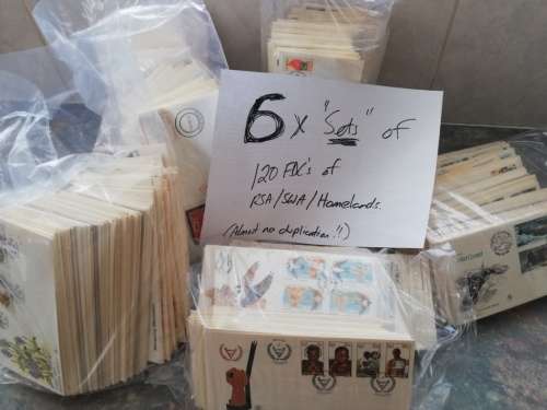 RSA/SWA/Homelands 120+ FDC's (6 Lots)