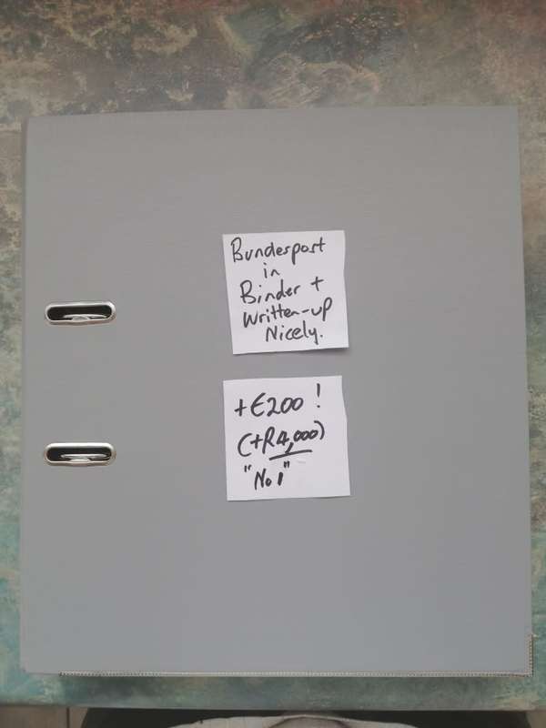 Bundespost  in Binder (Lot454)