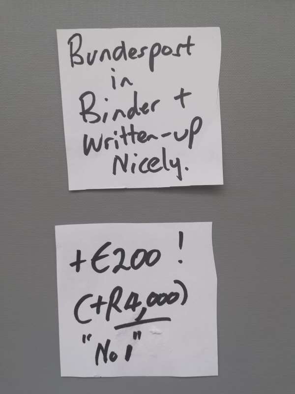 Bundespost  in Binder (Lot454)