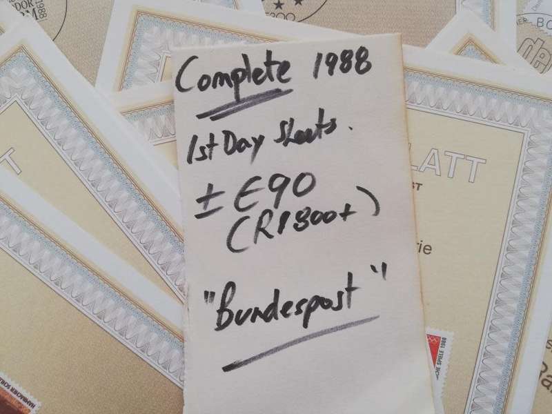 German 1988 complete (Lot500)