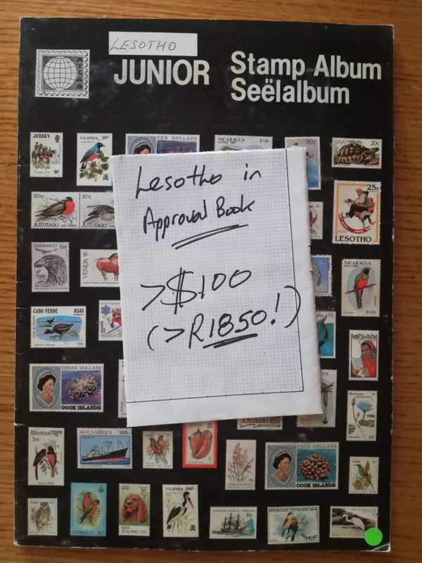 Lesotho in Approval Book (Lot570)
