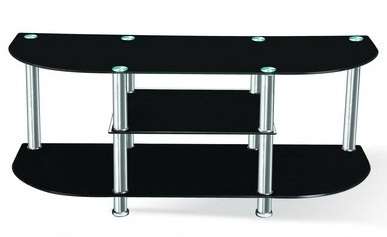 New Tempered Glass Plasma Stand