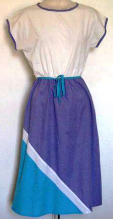 Vintage 1970s dress, size: 12, bust:92 cm, hip: 97 cm