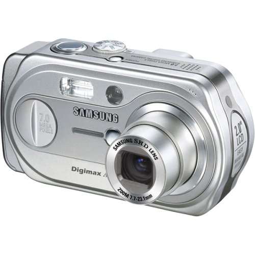 Samsung Digimax A7 7.0 MP Digital Camera - Silver