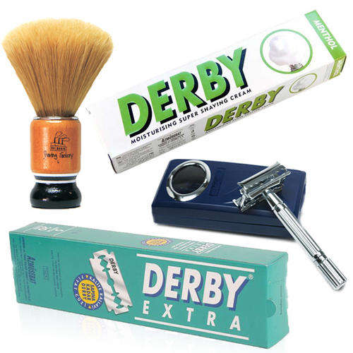 Shaving Gift Set SF315 with Shaving Factory Double Edge Safety Razor