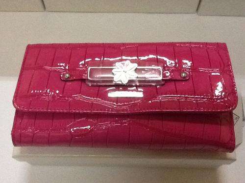Guess pink wallet