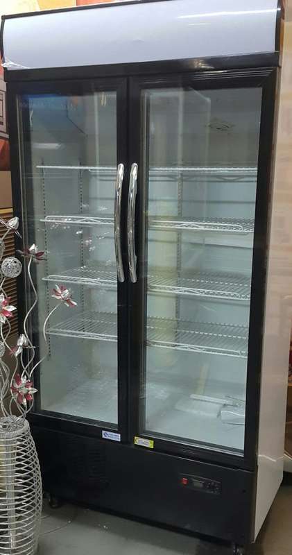 DOUBLE DOOR COOLER / DOUBLE DOOR BEVERAGE DISPLAY FRIDGE / DOUBLE DOOR REFRIGERATOR FOR SALE