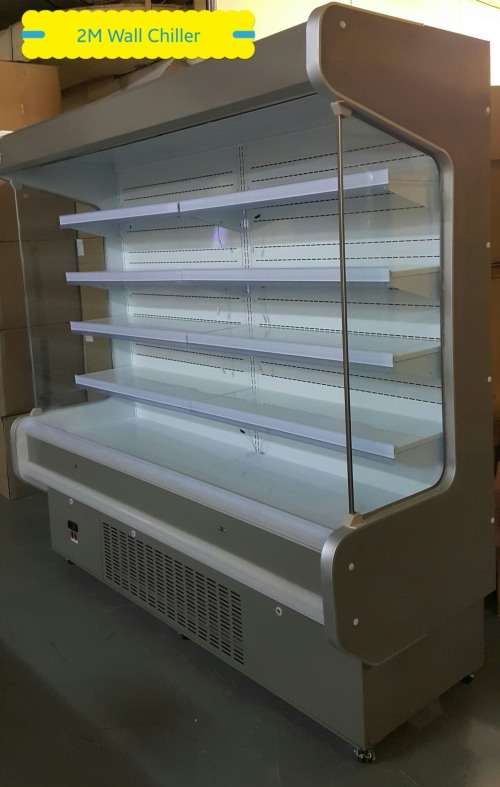 WALL CHILLER 2M / BEVERAGE REFRIGERATOR / COMMERCIAL FRIDGE / BEVERAGE COOLER / DISPLAY FRIDGE