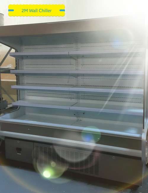 WALL CHILLER 2M / BEVERAGE REFRIGERATOR / COMMERCIAL FRIDGE / BEVERAGE COOLER / DISPLAY FRIDGE