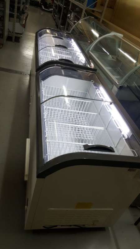 GLASS TOP FREEZER / ISLAND FREEZER / COMMERCIAL CHEST FREEZER / DISPLAY FREEZER / COMMERCIAL FRIDGE